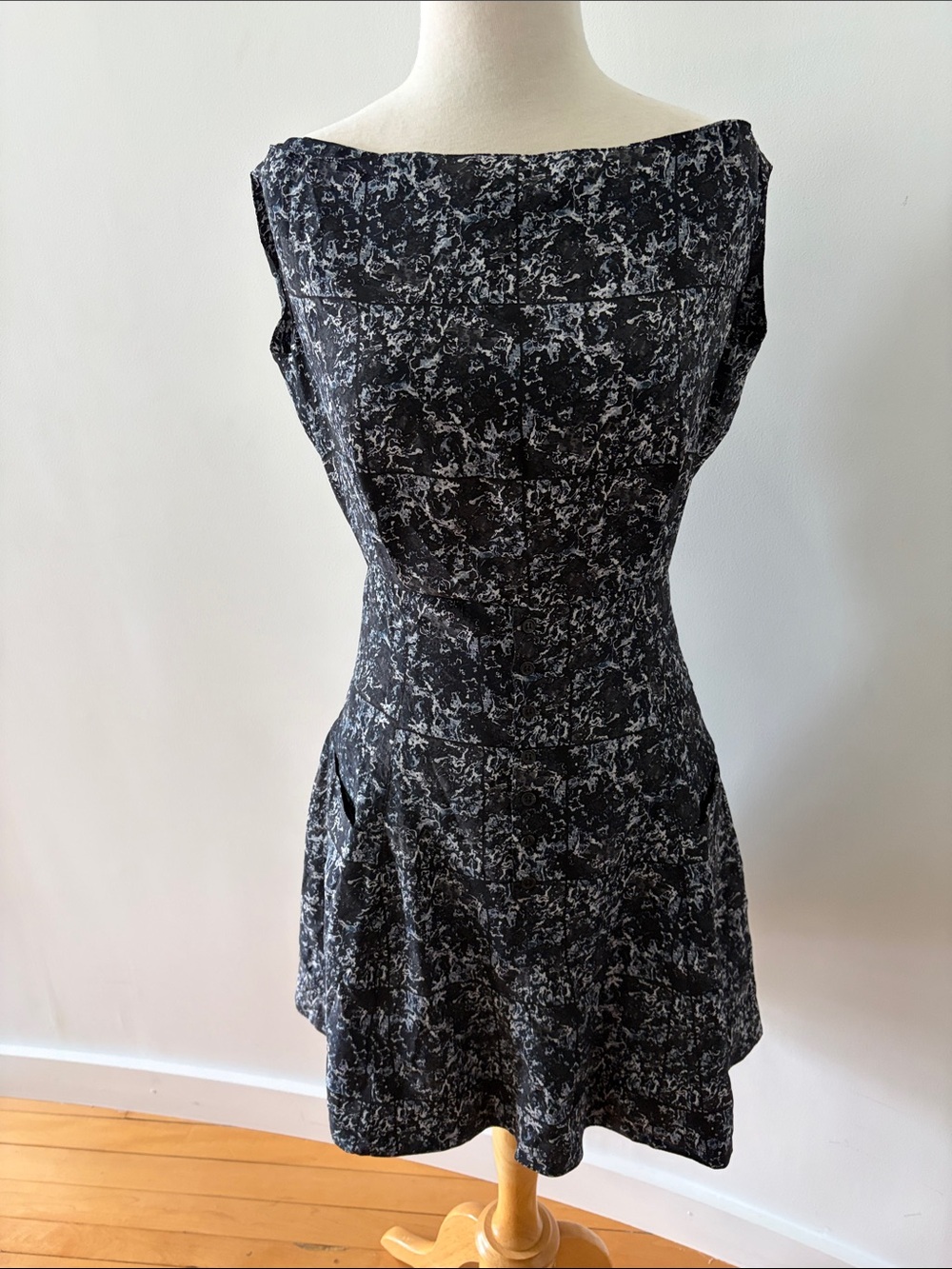 Vintage Rachel Comey open back silk dress